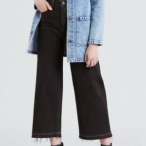 Levi’s Mile High Wide Leg Black Jeans